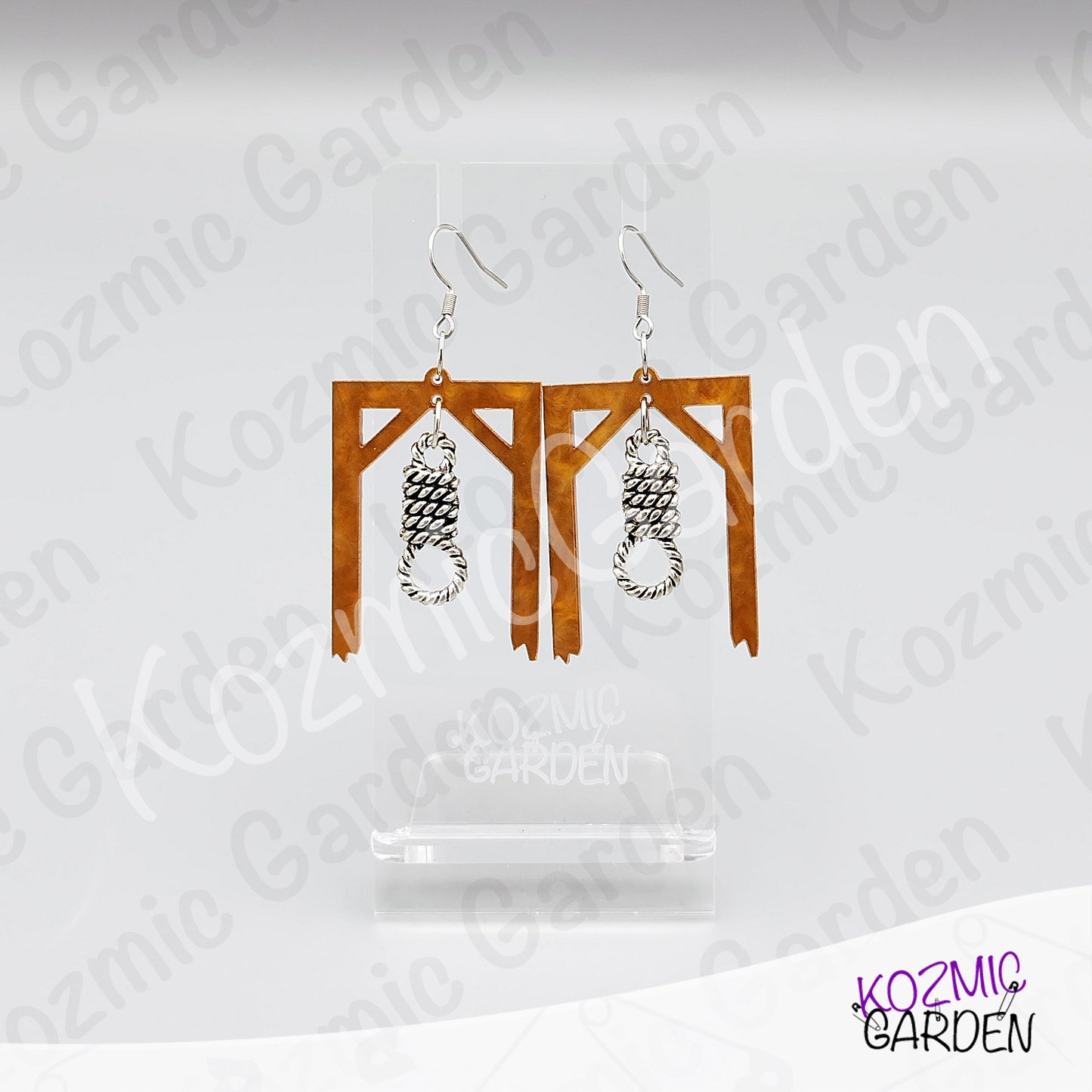Hangman's Noose Earrings — Gothic Witch Jewelry