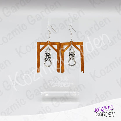 Hangman's Noose Earrings — Gothic Witch Jewelry