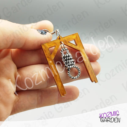Hangman's Noose Earrings — Gothic Witch Jewelry