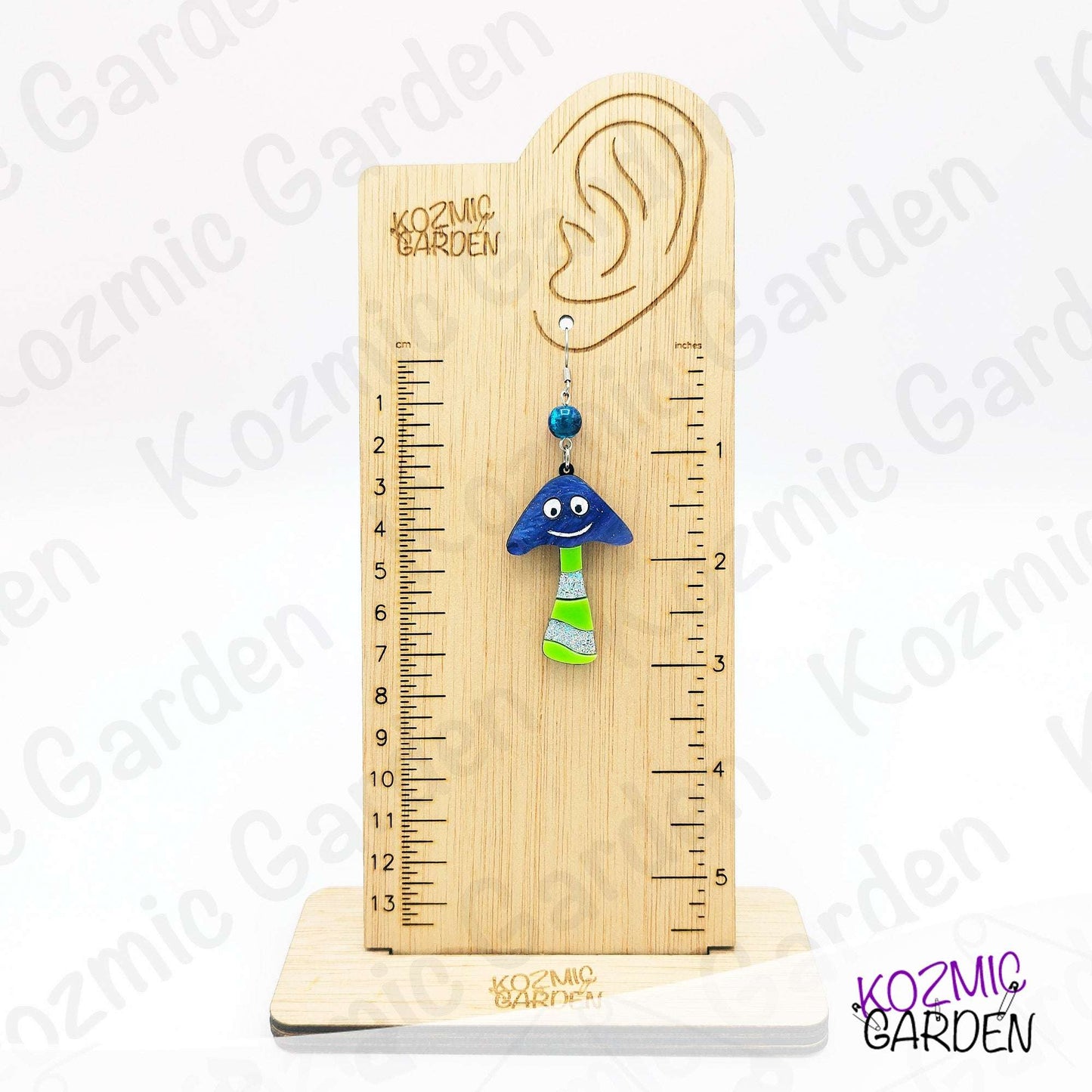 Happy Mushroom Earrings | Fantasy Mushrooms with Eyes & Smile