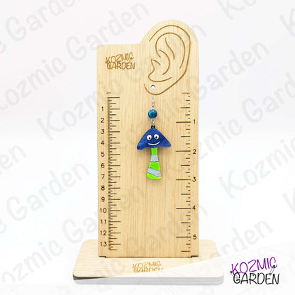 Happy Mushroom Earrings | Fantasy Mushrooms with Eyes & Smile