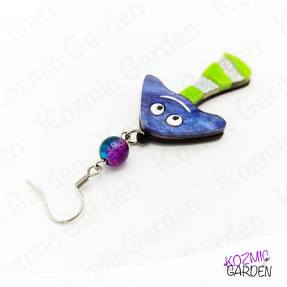 Happy Mushroom Earrings | Fantasy Mushrooms with Eyes & Smile