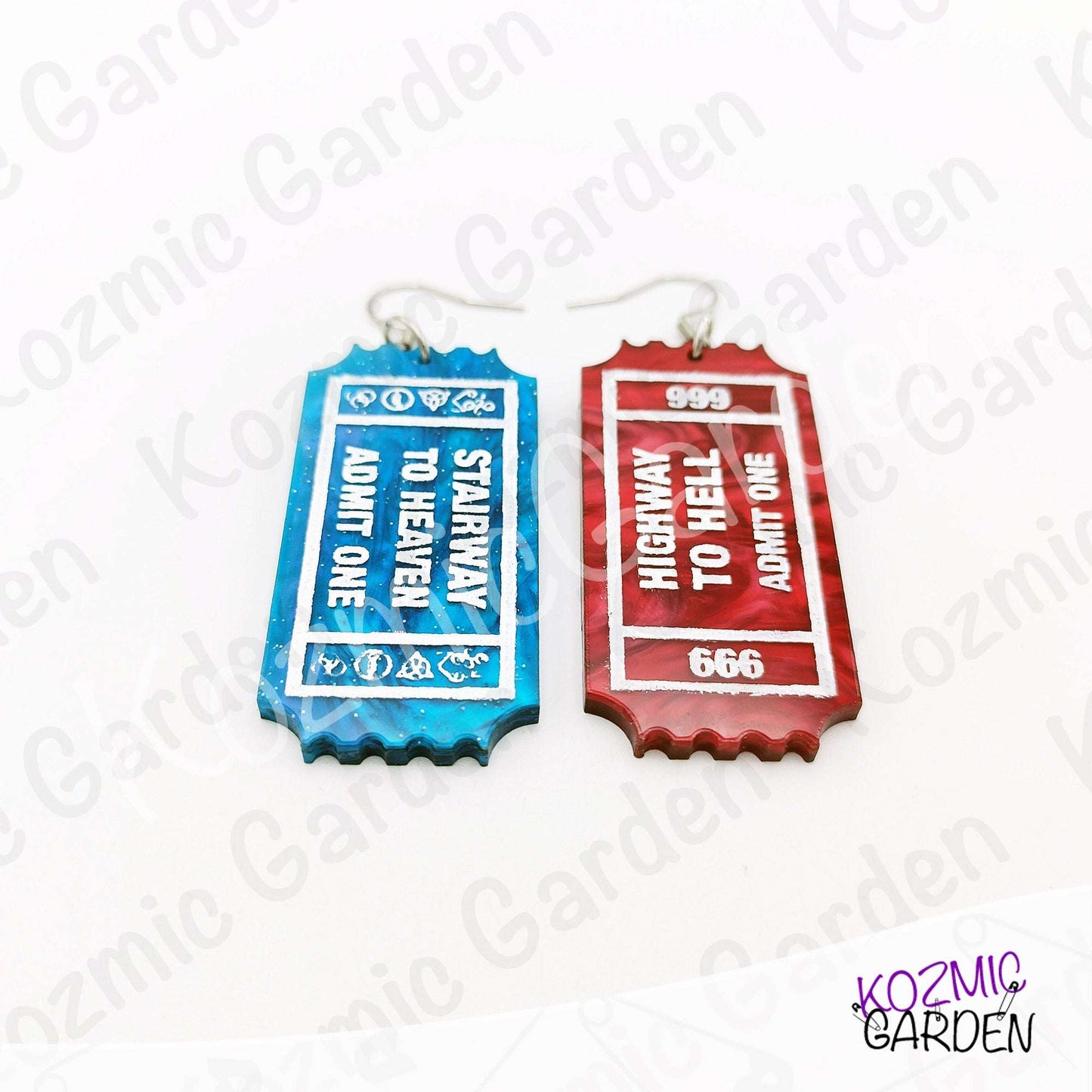 One Way Tickets to Highway to Hell & Stairway to Heaven Jewelry