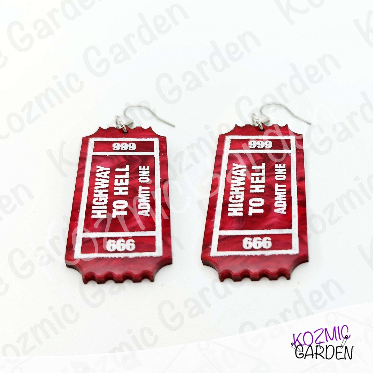 One Way Tickets to Highway to Hell & Stairway to Heaven Jewelry