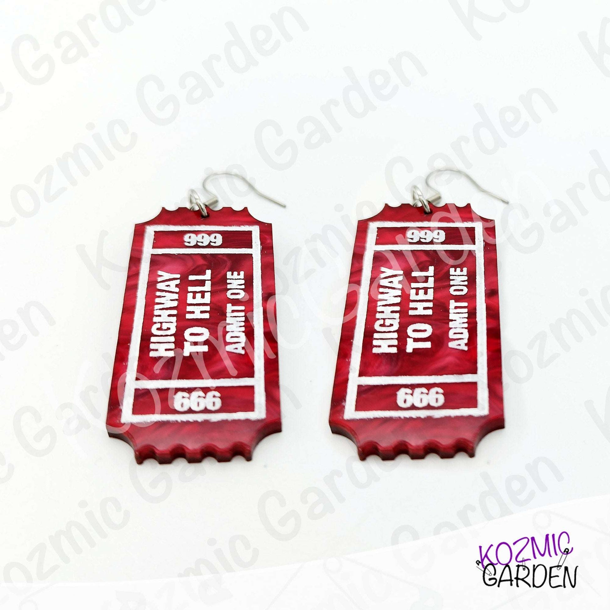 One Way Tickets to Highway to Hell & Stairway to Heaven Jewelry