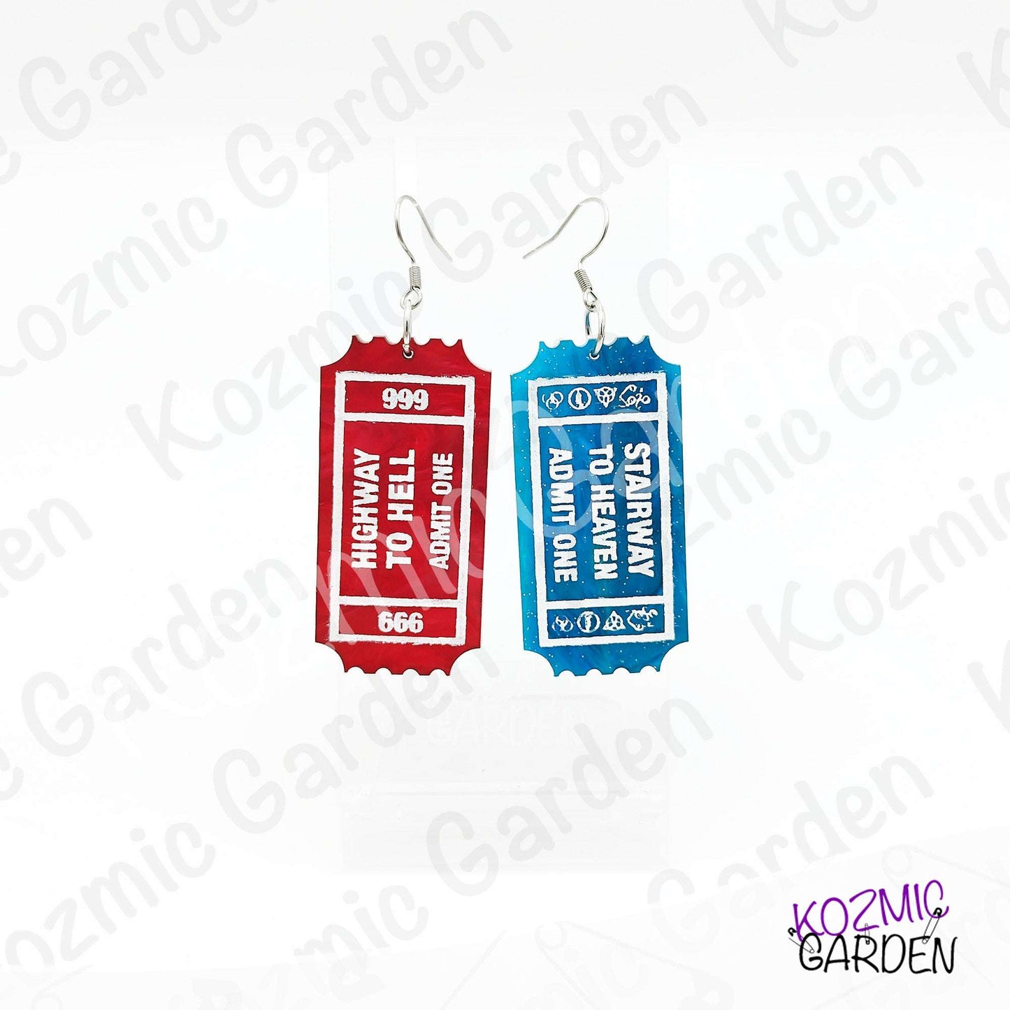 One Way Tickets to Highway to Hell & Stairway to Heaven Jewelry