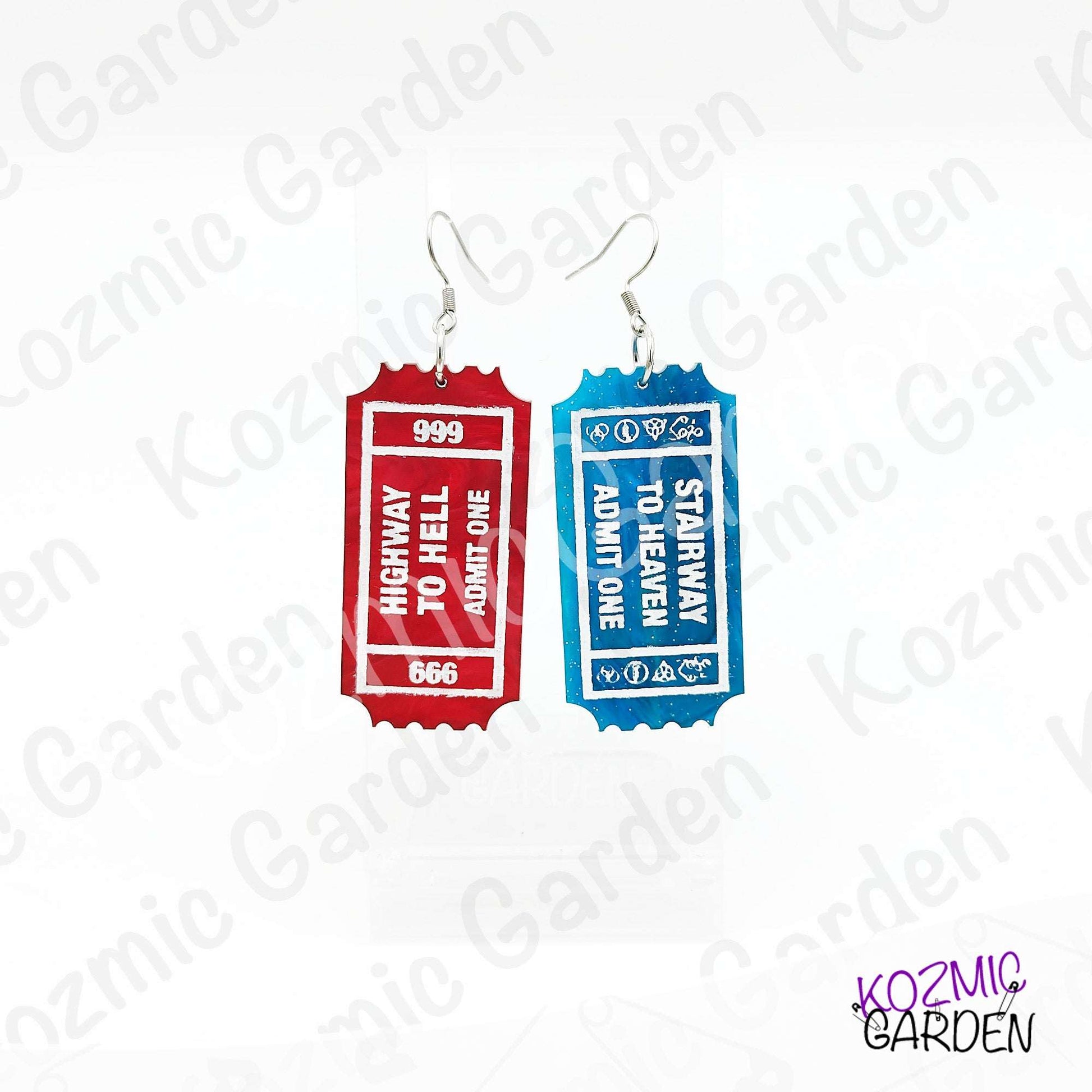One Way Tickets to Highway to Hell & Stairway to Heaven Jewelry