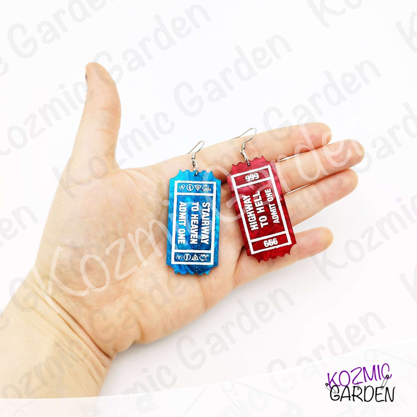 One Way Tickets to Highway to Hell & Stairway to Heaven Jewelry