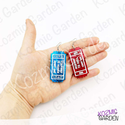 One Way Tickets to Highway to Hell & Stairway to Heaven Jewelry