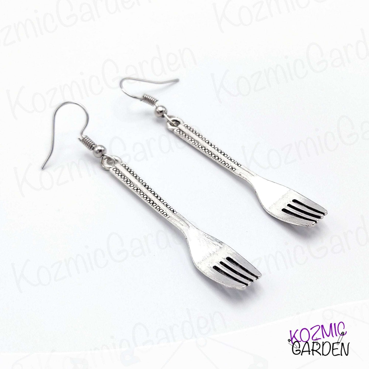 FORK EARRINGS | Always be ready to eat!