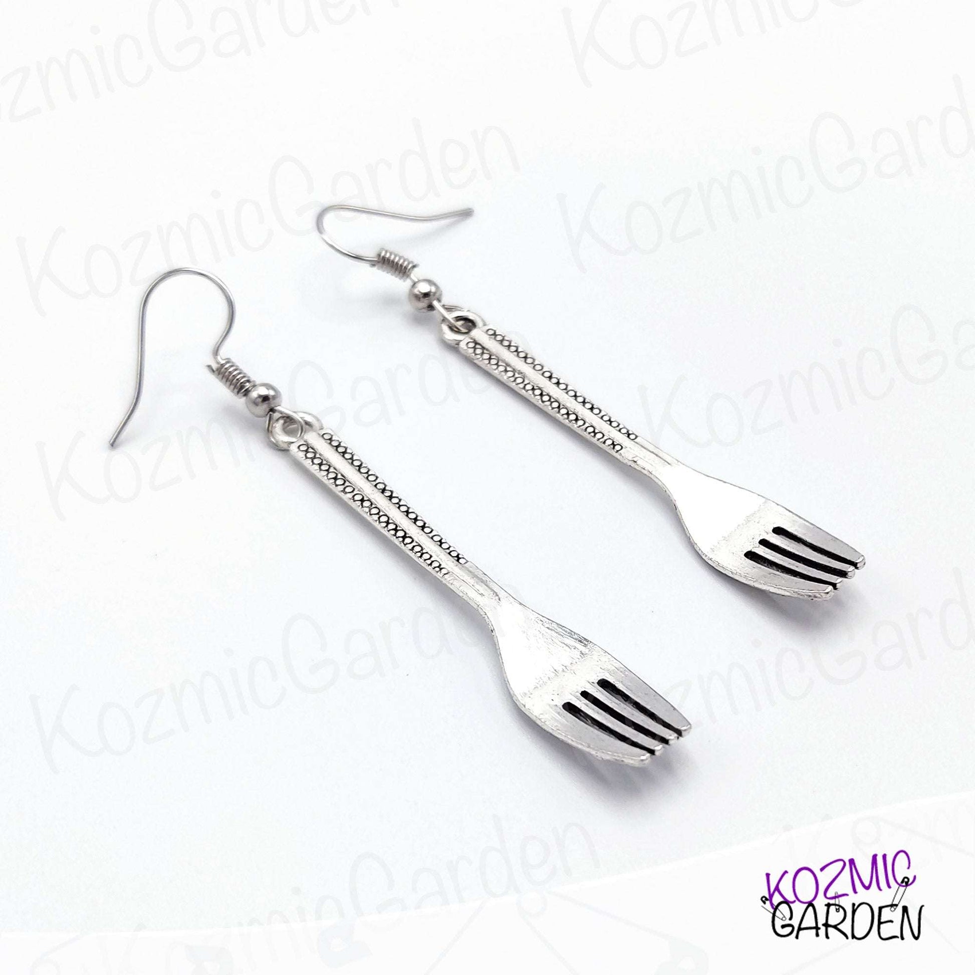 FORK EARRINGS | Always be ready to eat!