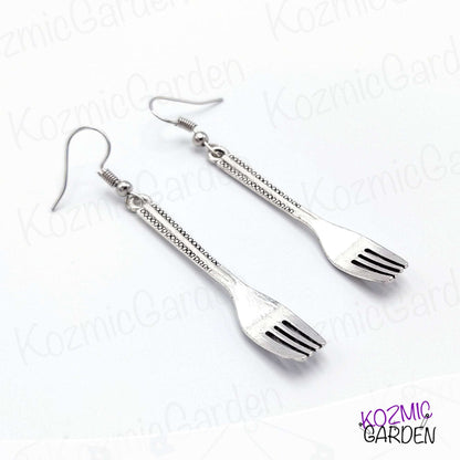 FORK EARRINGS | Always be ready to eat!