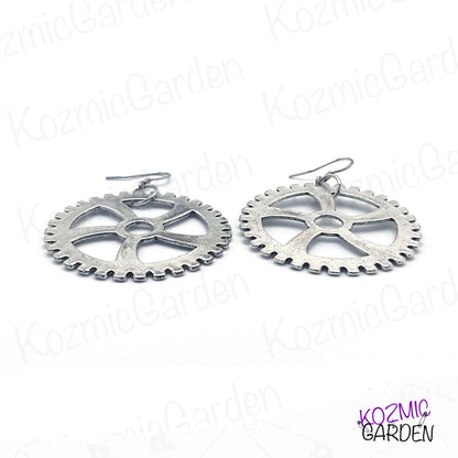 GEAR EARRINGS | Gear up for style!