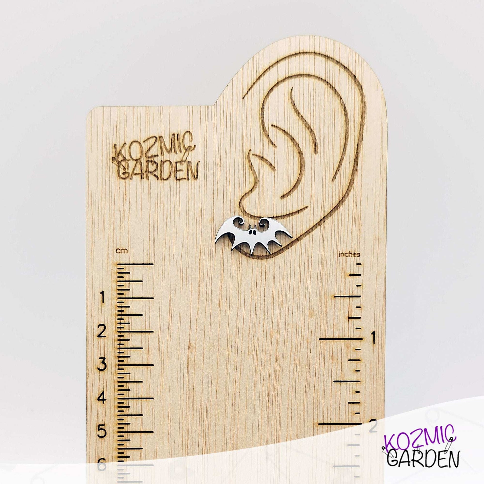 Tim Burton Style Bat Stud Earrings | Adopt these little quirky fellas!
