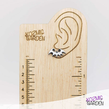 Tim Burton Style Bat Stud Earrings | Adopt these little quirky fellas!