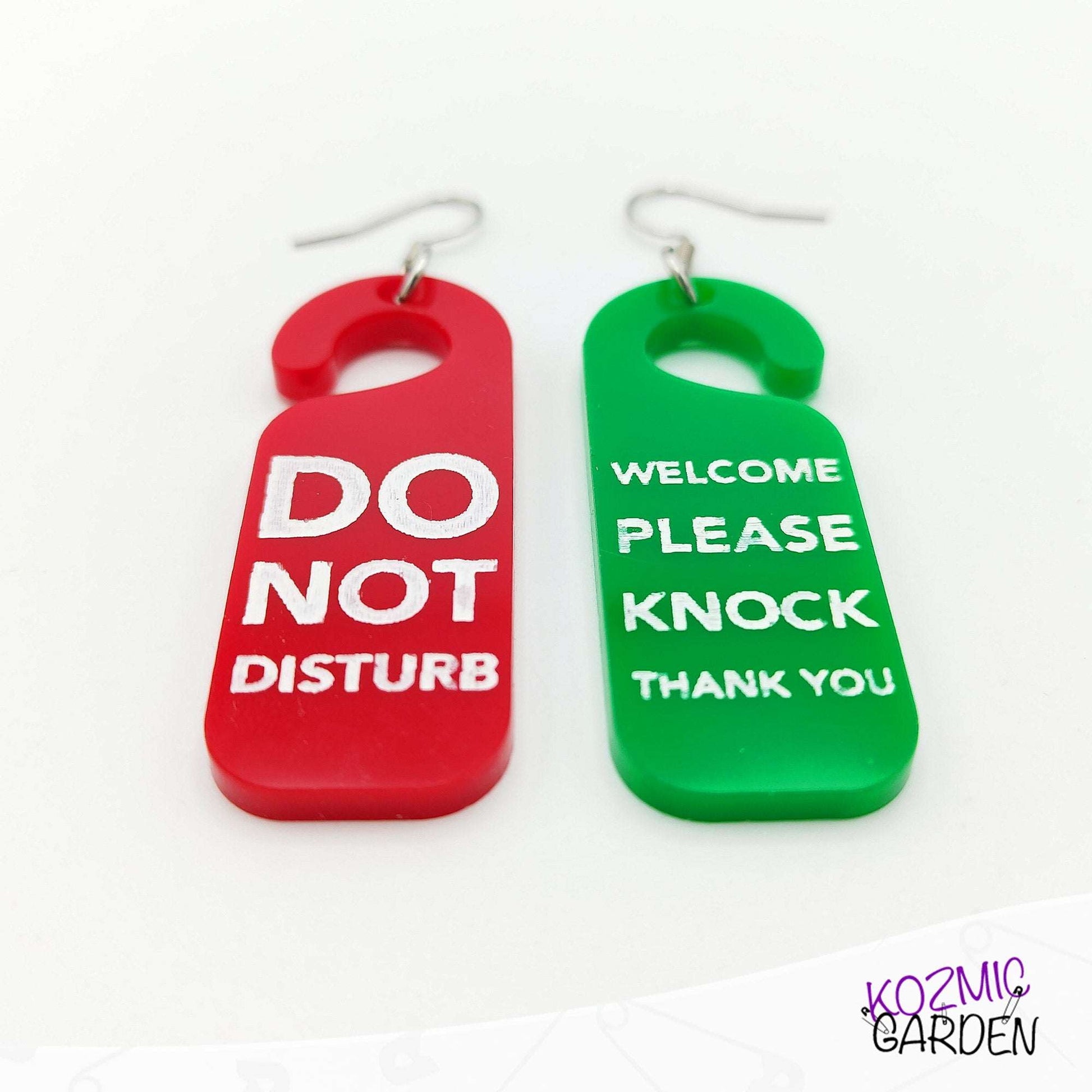DO NOT DISTURB EARRINGS | Anti-social Style!