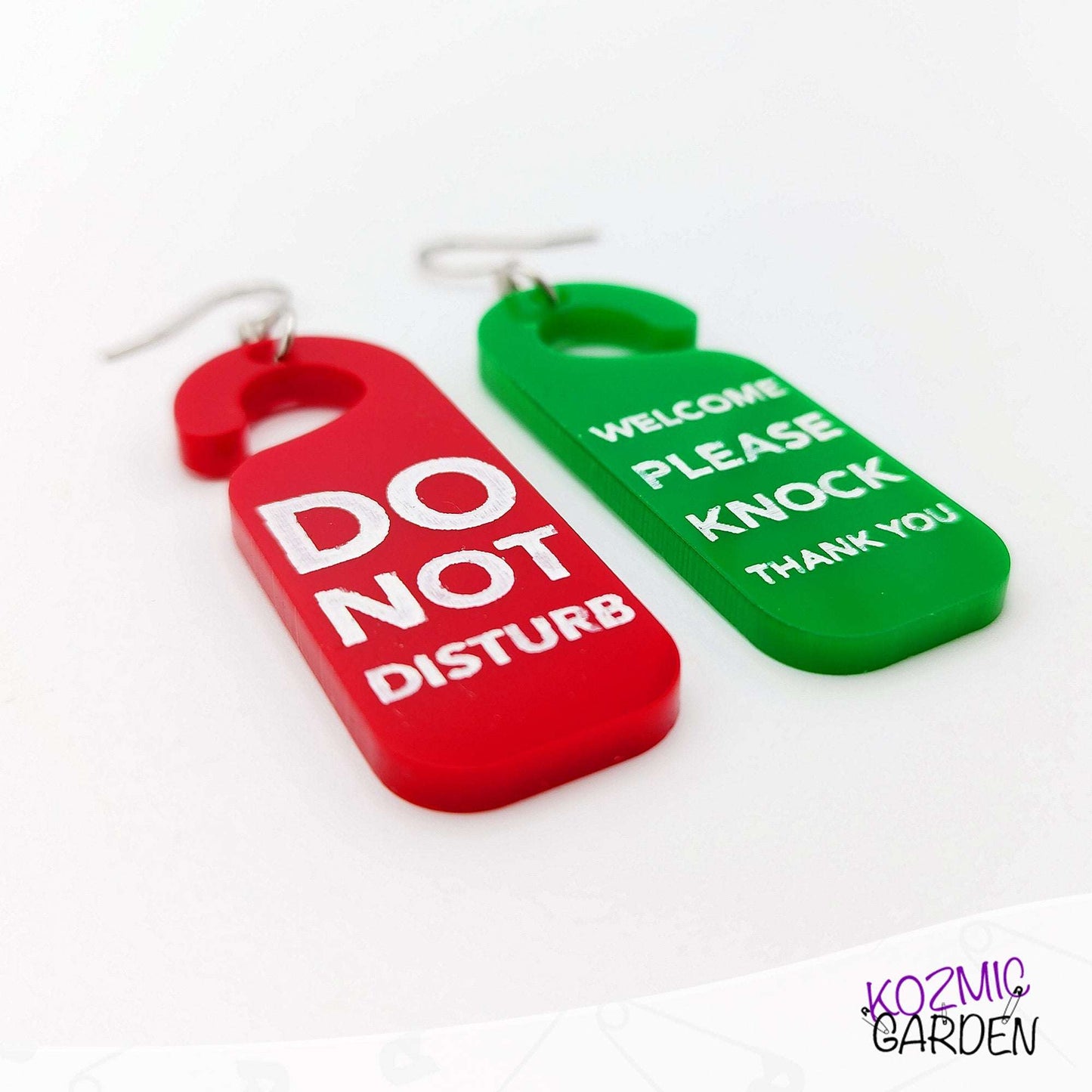 DO NOT DISTURB EARRINGS | Anti-social Style!