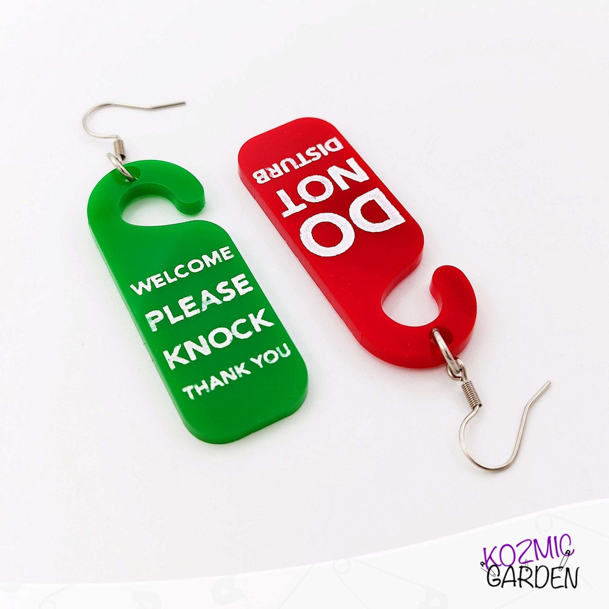 DO NOT DISTURB EARRINGS | Anti-social Style!