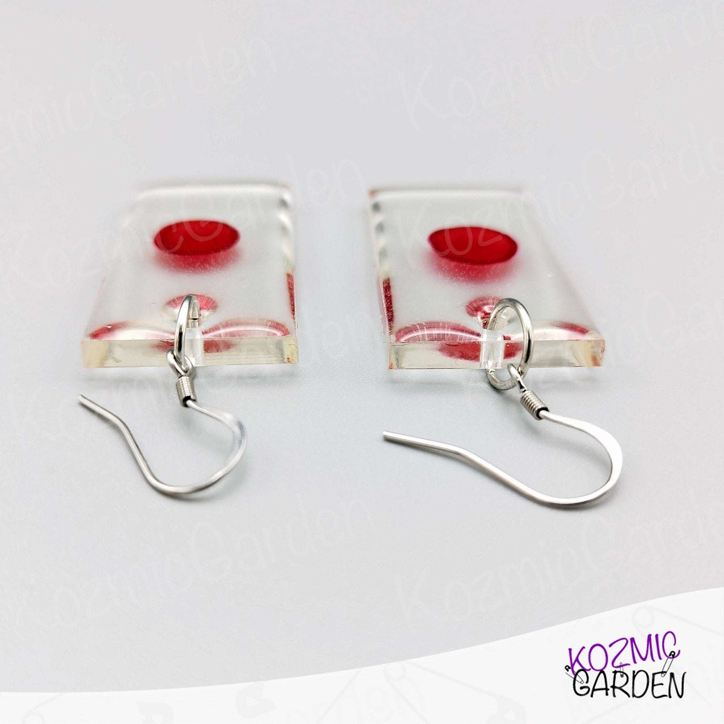 DEXTER'S BLOOD SLIDE EARRINGS | Sinister elegance awaits!