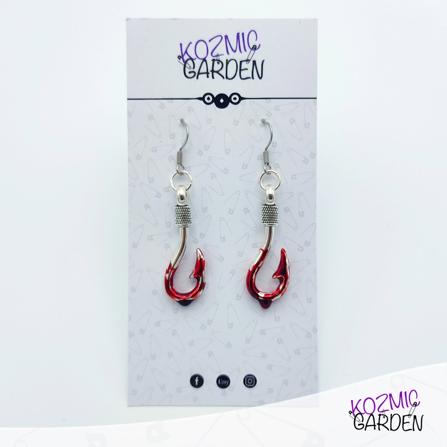 BLOODY HOOKS EARRINGS | Rule the High Seas!