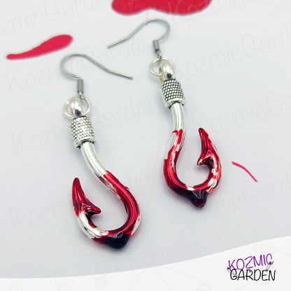 BLOODY HOOKS EARRINGS | Rule the High Seas!