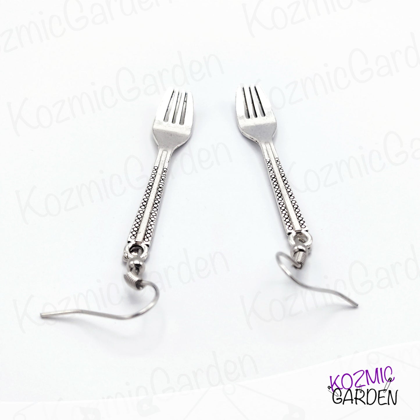 FORK EARRINGS | Always be ready to eat!