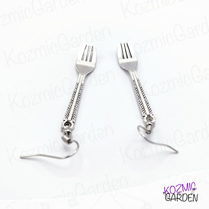 FORK EARRINGS | Always be ready to eat!