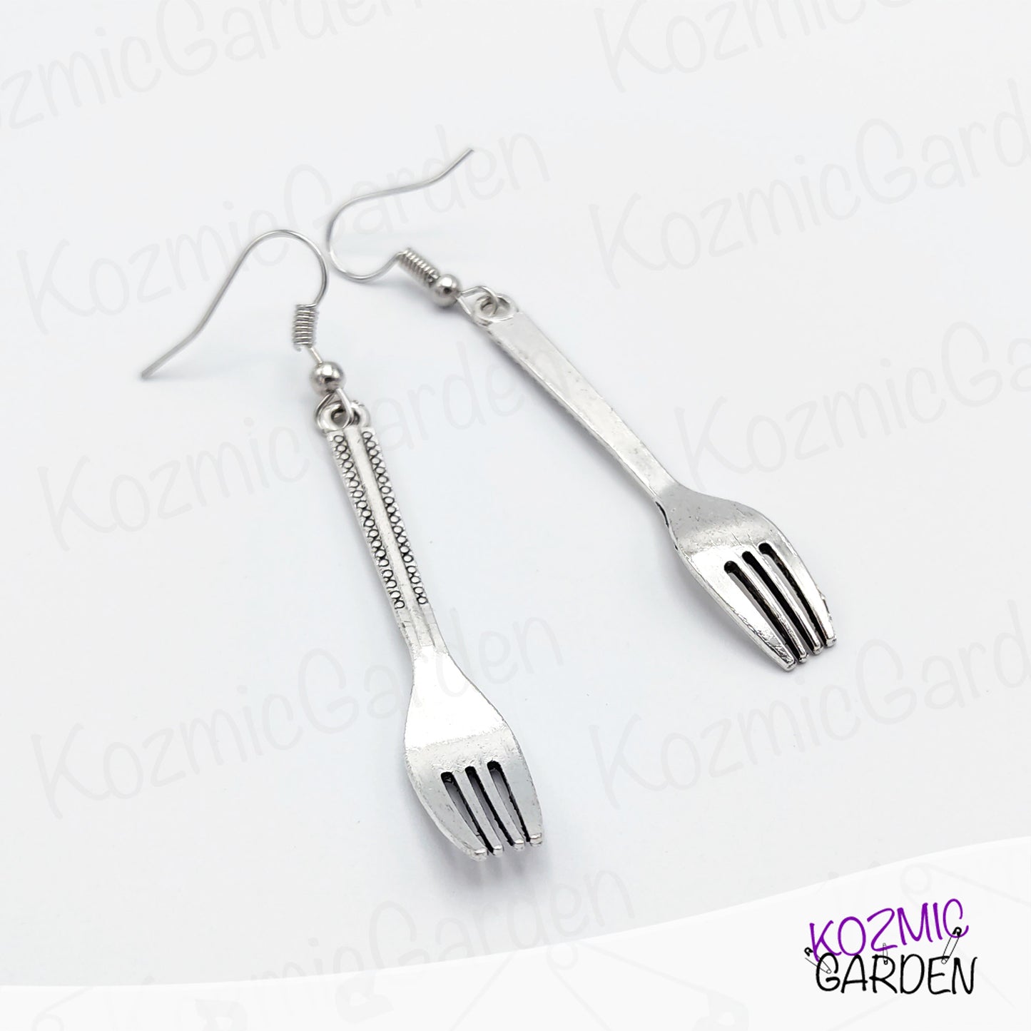 FORK EARRINGS | Always be ready to eat!