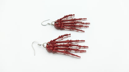 Skeleton Hands Earrings - Kozmic Garden