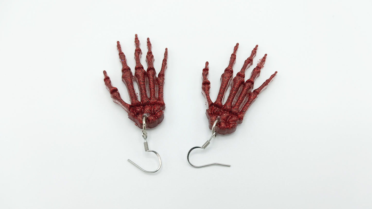 Skeleton Hands Earrings - Kozmic Garden