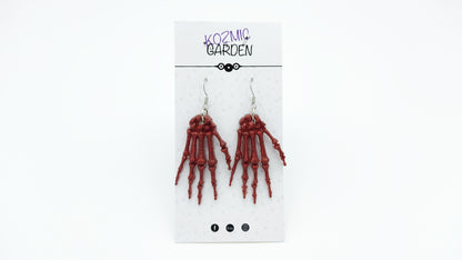 Skeleton Hands Earrings - Kozmic Garden