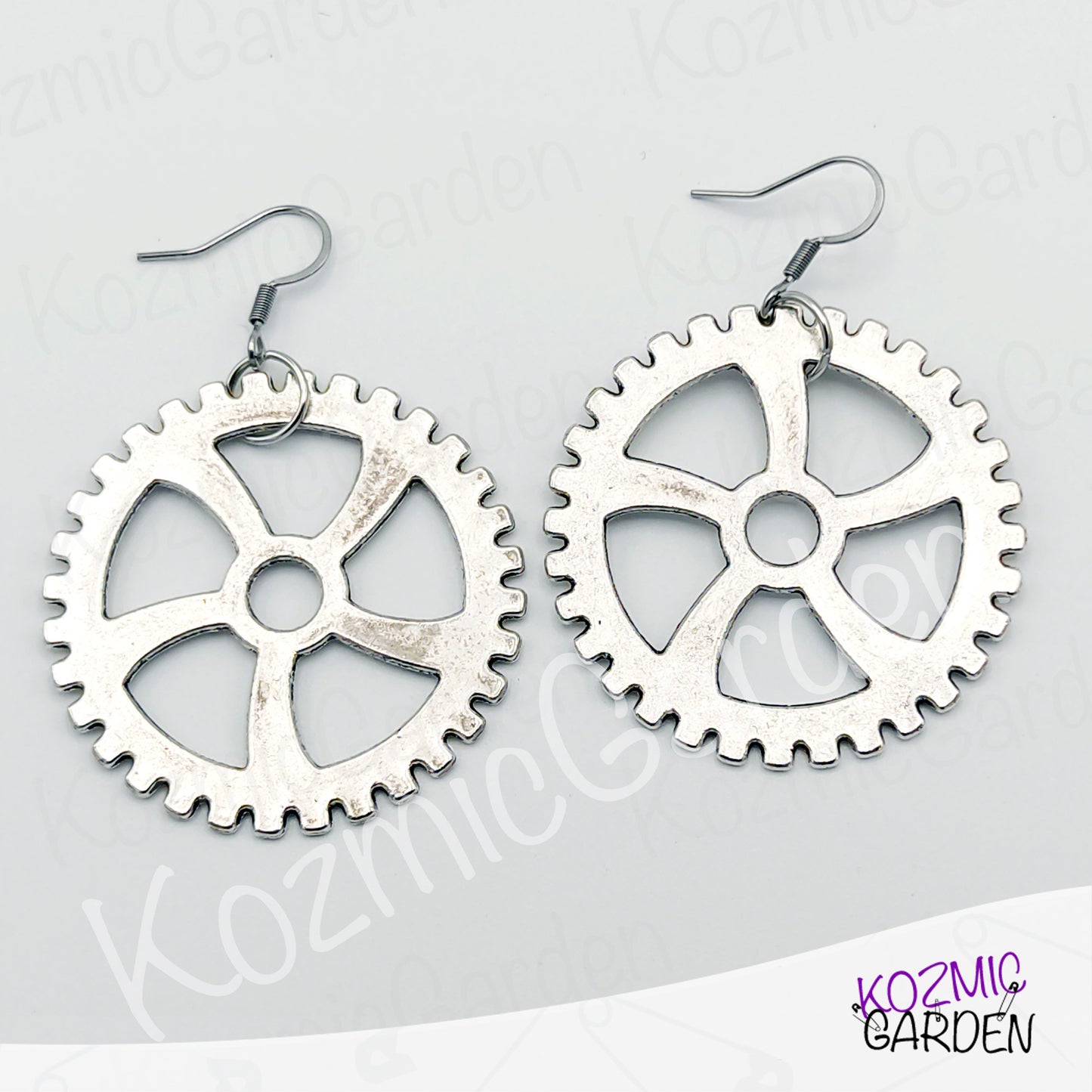 GEAR EARRINGS | Gear up for style!