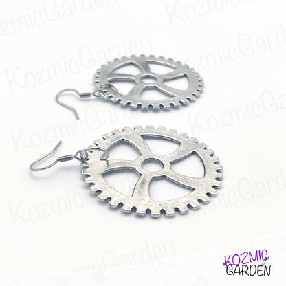 GEAR EARRINGS | Gear up for style!