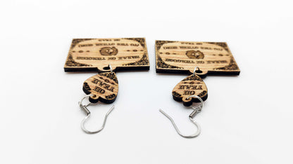 JIM MORRISON Ouija Board Earrings - Kozmic Garden