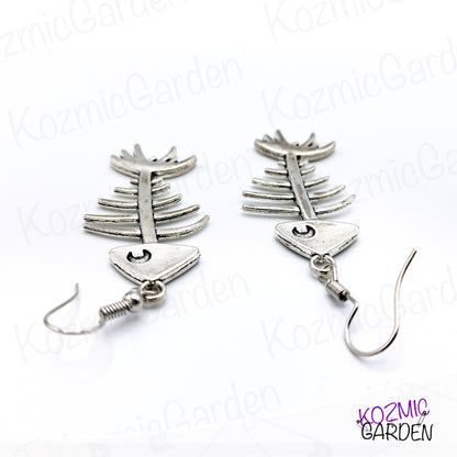 FISH BONE EARRINGS | Adopt a Sardine!