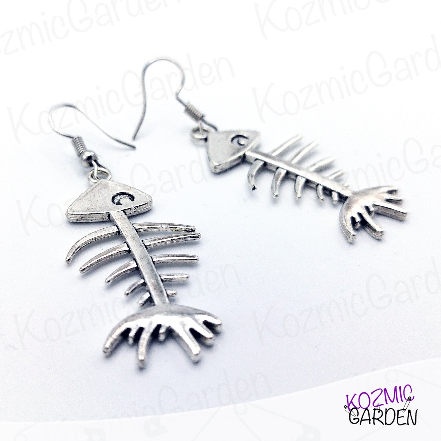 FISH BONE EARRINGS | Adopt a Sardine!