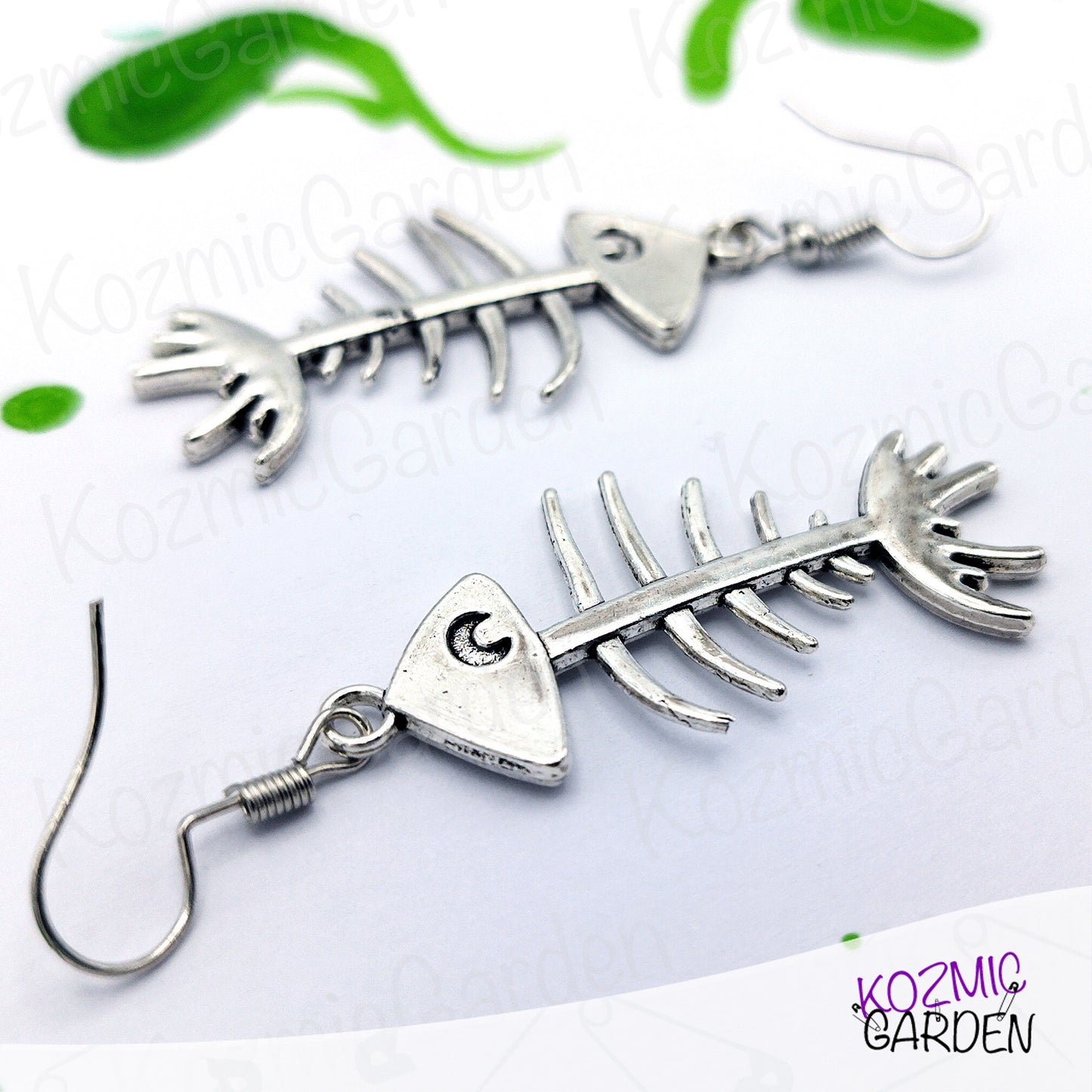 FISH BONE EARRINGS | Adopt a Sardine!