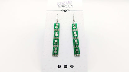 MICROCHIP EARRINGS - Kozmic Garden