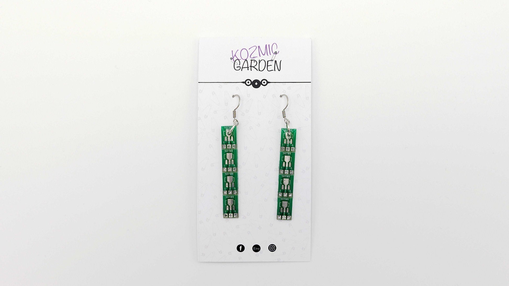 MICROCHIP EARRINGS - Kozmic Garden