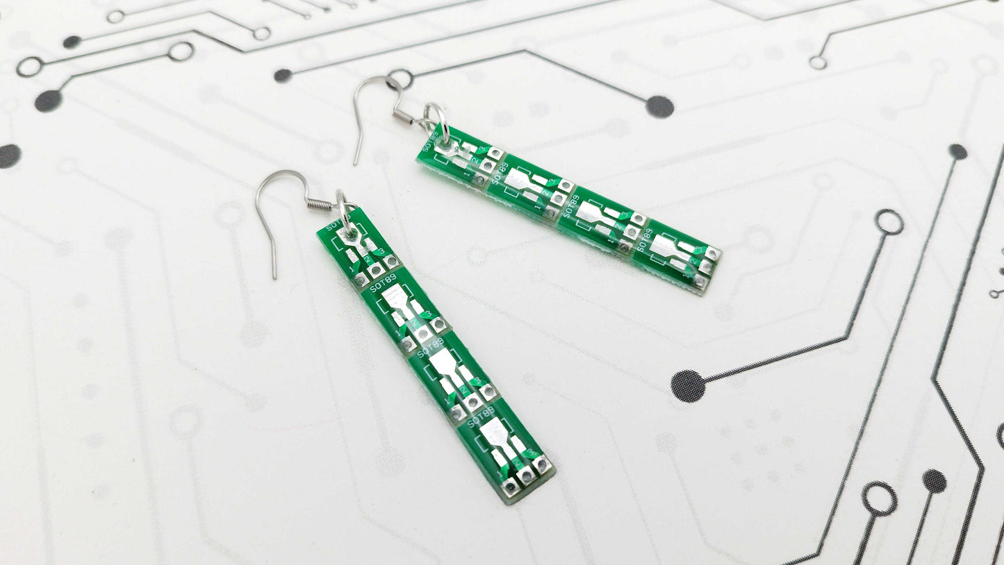 MICROCHIP EARRINGS - Kozmic Garden