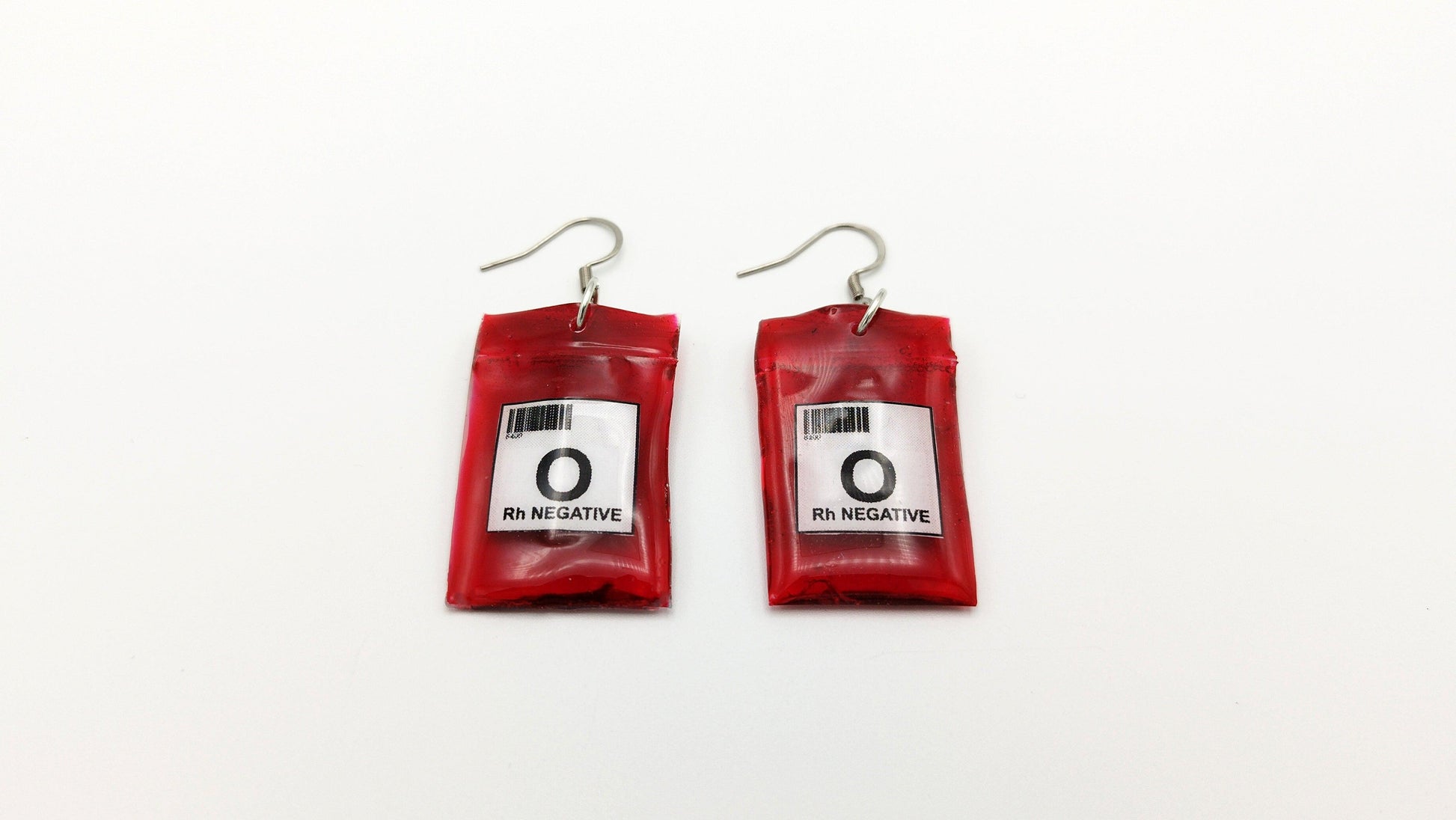 BLOOD BAG EARRINGS - Kozmic Garden