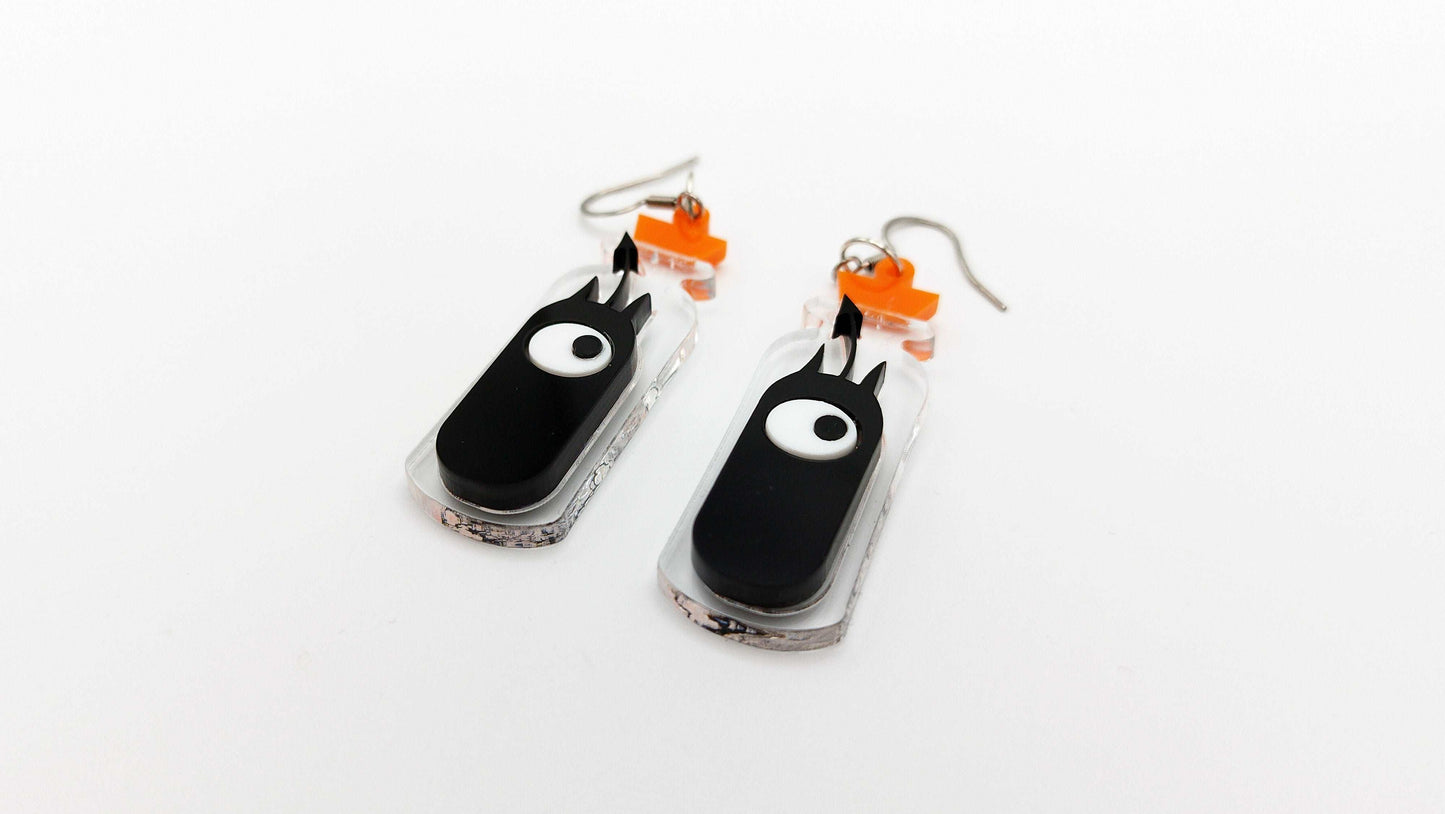 LUCI IN A BOTTLE EARRINGS | DISENCHANTMENT - Kozmic Garden