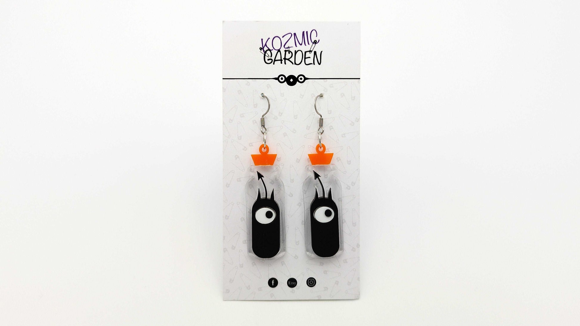 LUCI IN A BOTTLE EARRINGS | DISENCHANTMENT - Kozmic Garden