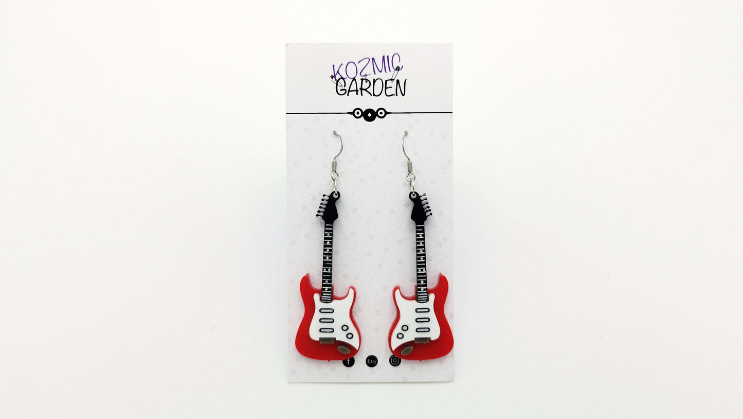 ELECTRIC GUITAR EARRINGS - Kozmic Garden