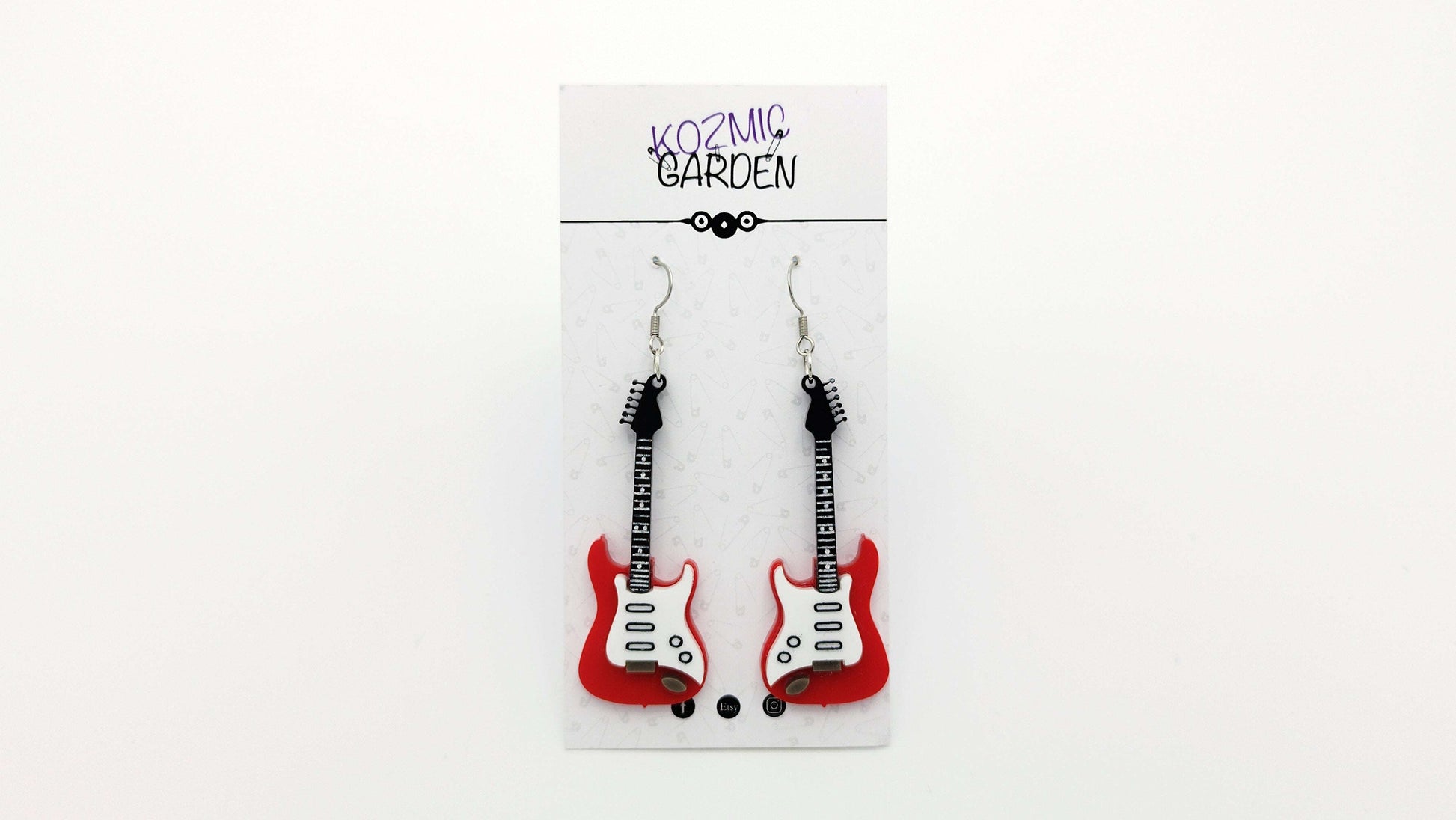 ELECTRIC GUITAR EARRINGS - Kozmic Garden