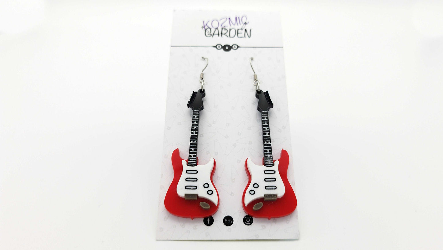 ELECTRIC GUITAR EARRINGS - Kozmic Garden