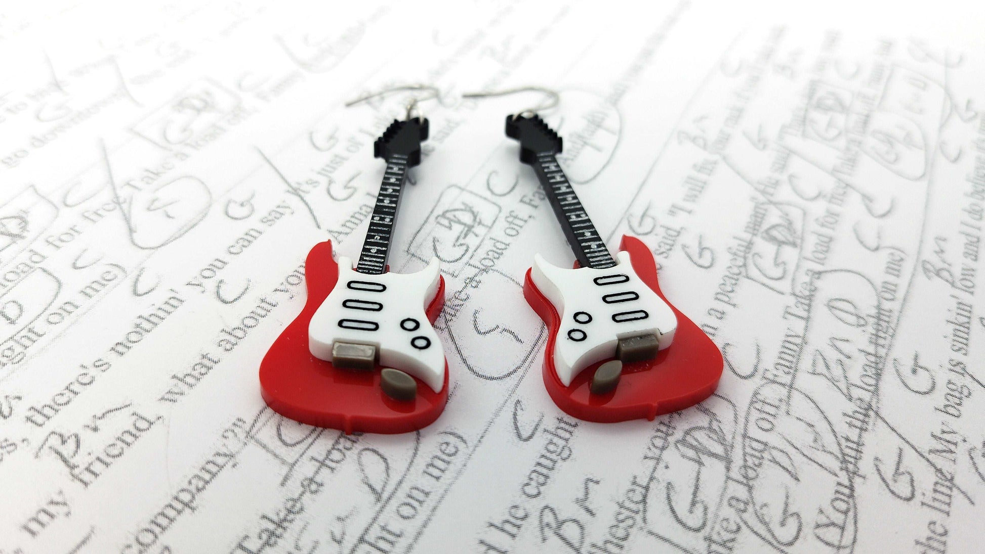 ELECTRIC GUITAR EARRINGS - Kozmic Garden