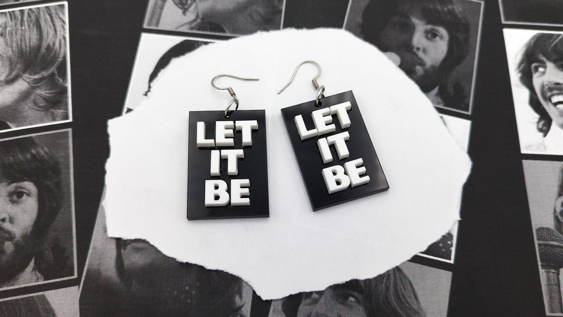 Beatles "Let It Be" Earrings - Kozmic Garden