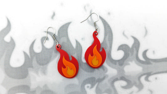 FIRE EARRINGS - Kozmic Garden