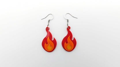 FIRE EARRINGS - Kozmic Garden